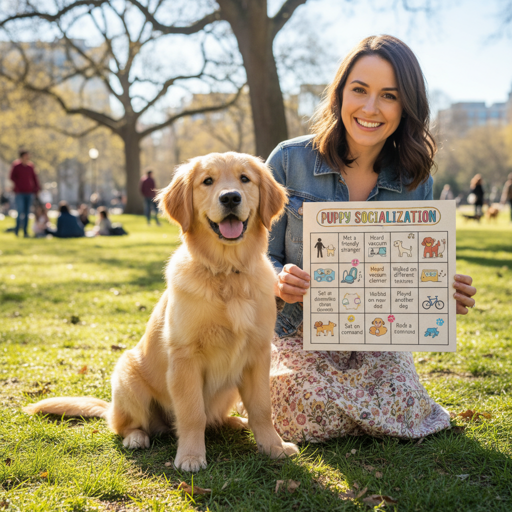 Puppy Socialization Bingo: The Fun Way to Raise a Confident Dog