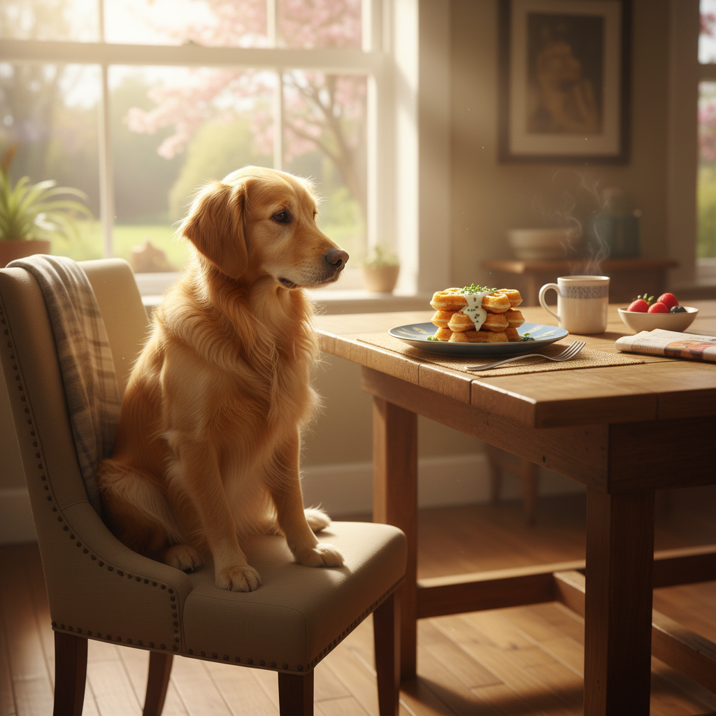 Savory Chicken And Cheddar Waffles: The Best Weekend Dog Breakfast