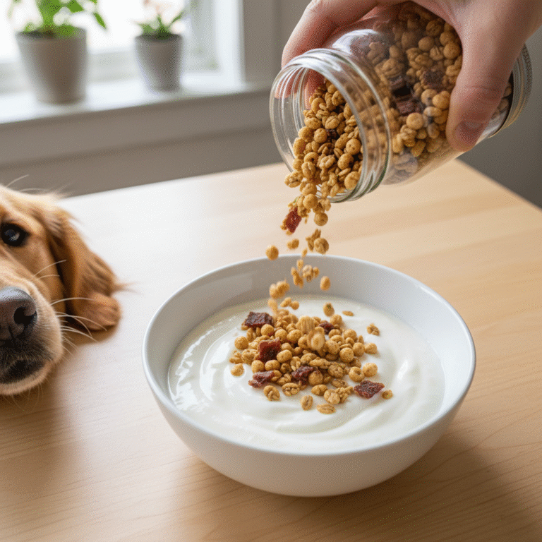 Savory Dog Granola: The Ultimate Crunchy Yogurt Topper