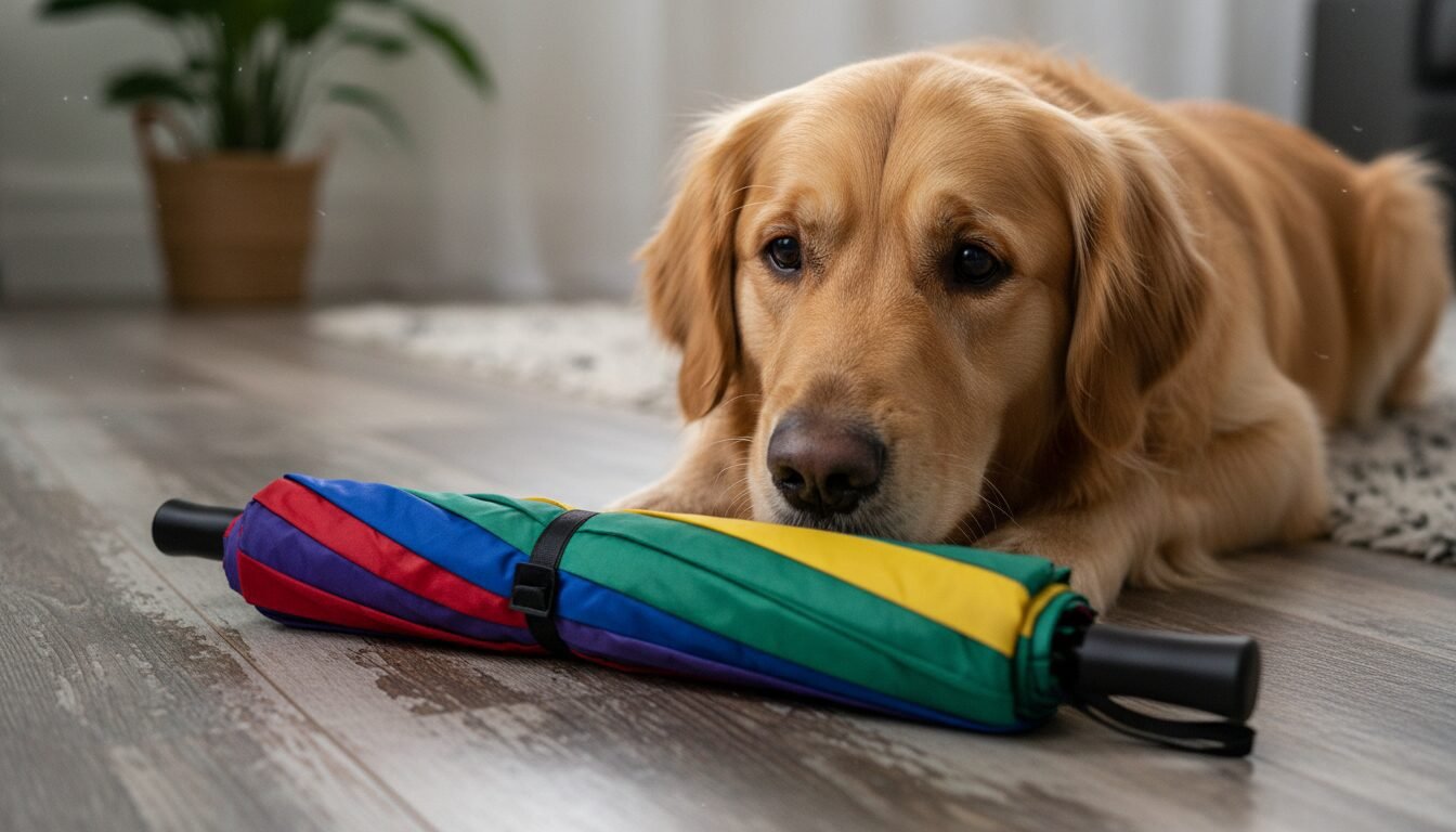 Scared of Rain Gear? How To Desensitize Your Dog To Umbrellas