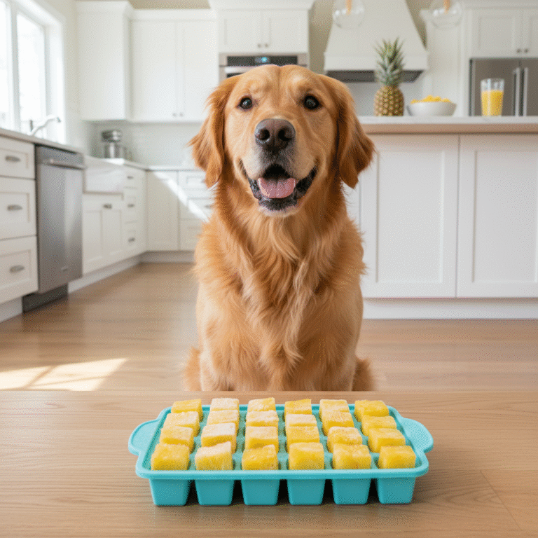 Stop The Poop Eating: Frozen Pineapple Bites That Actually Work