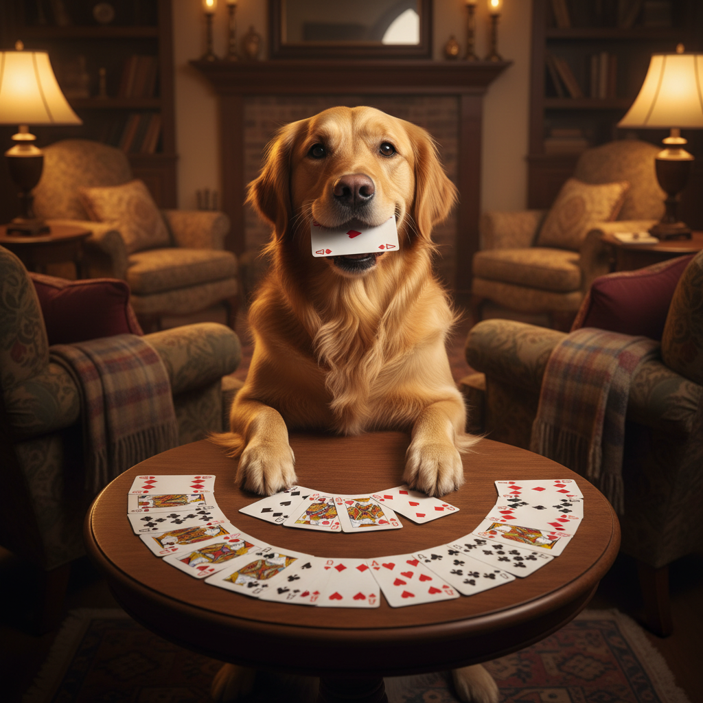 Teach Your Dog To Be A Magician With The 'Pick A Card' Trick