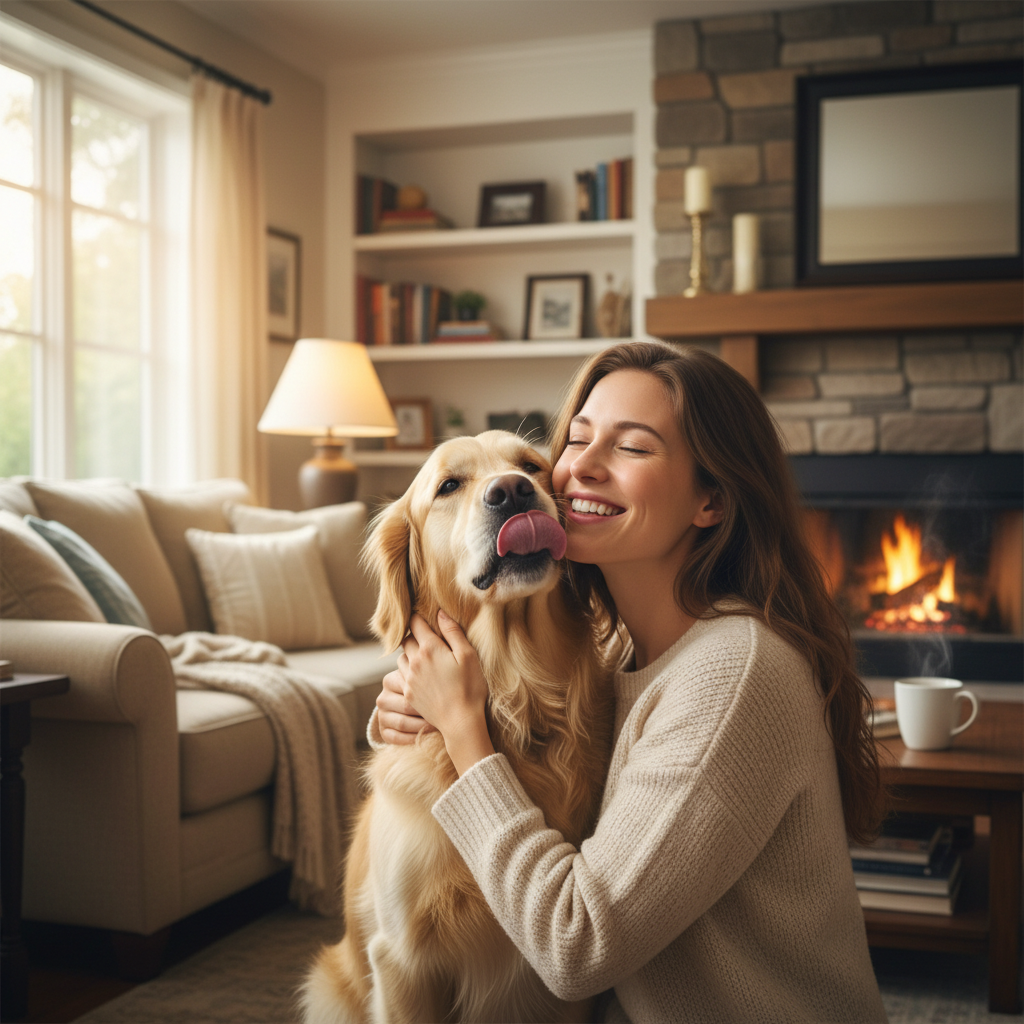 Teach Your Dog To Kiss On Cue (And Stop Unwanted Slobbering)