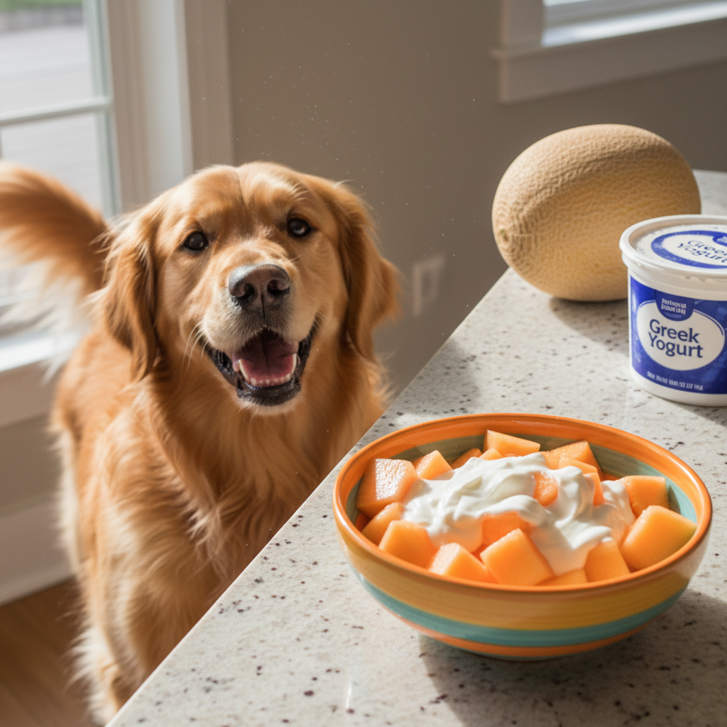 The Creamy Melon Snack That Packed My Dog With Protein