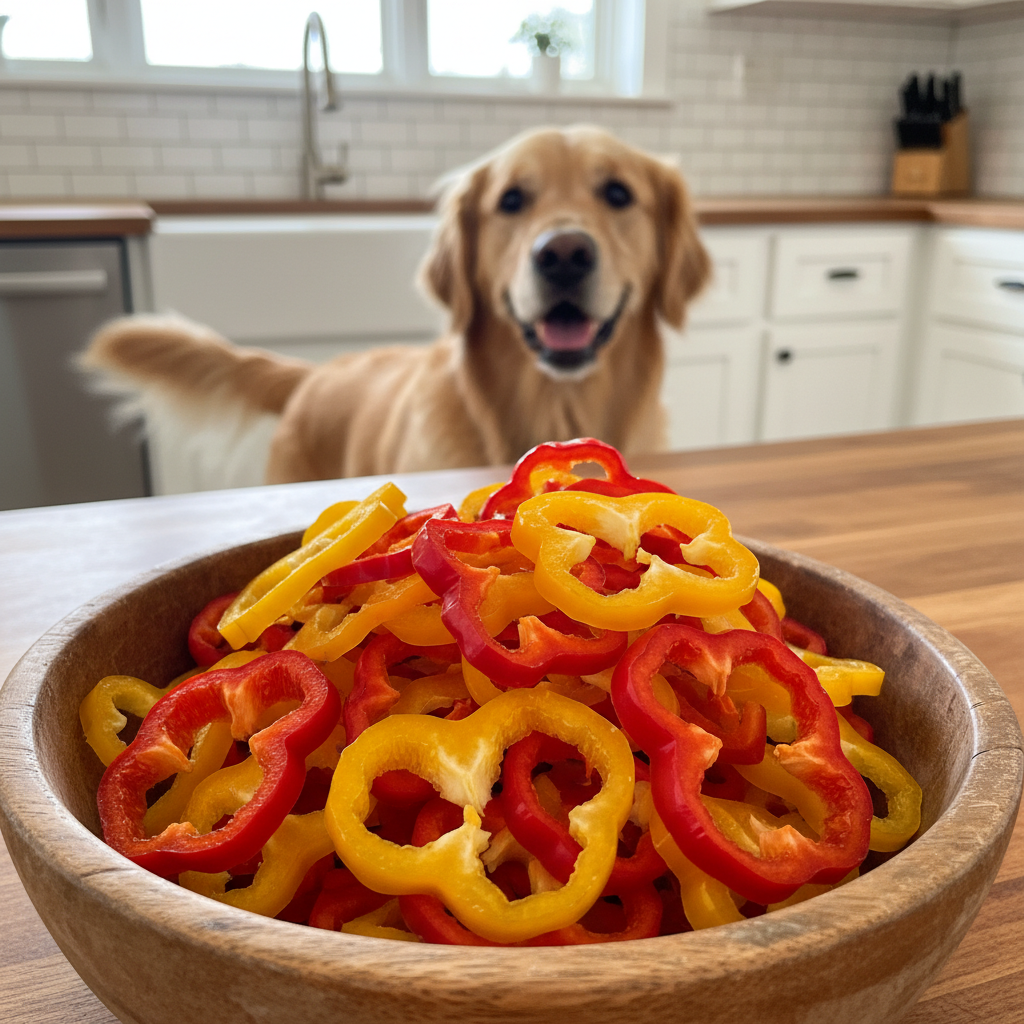 The Crunchy Vitamin C Snack: Dehydrated Bell Pepper Rings