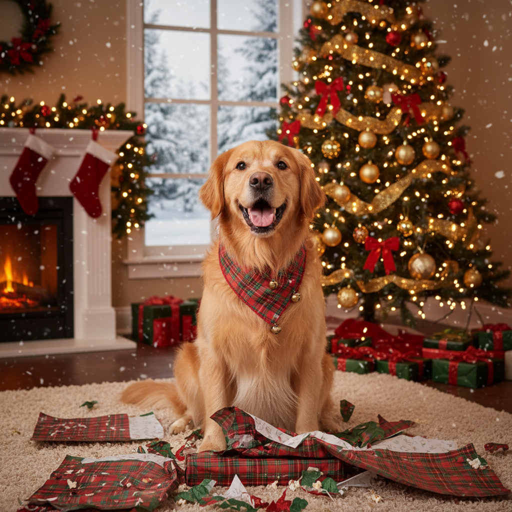 The Cutest Holiday Trick: Teach Your Dog To Unwrap Gifts