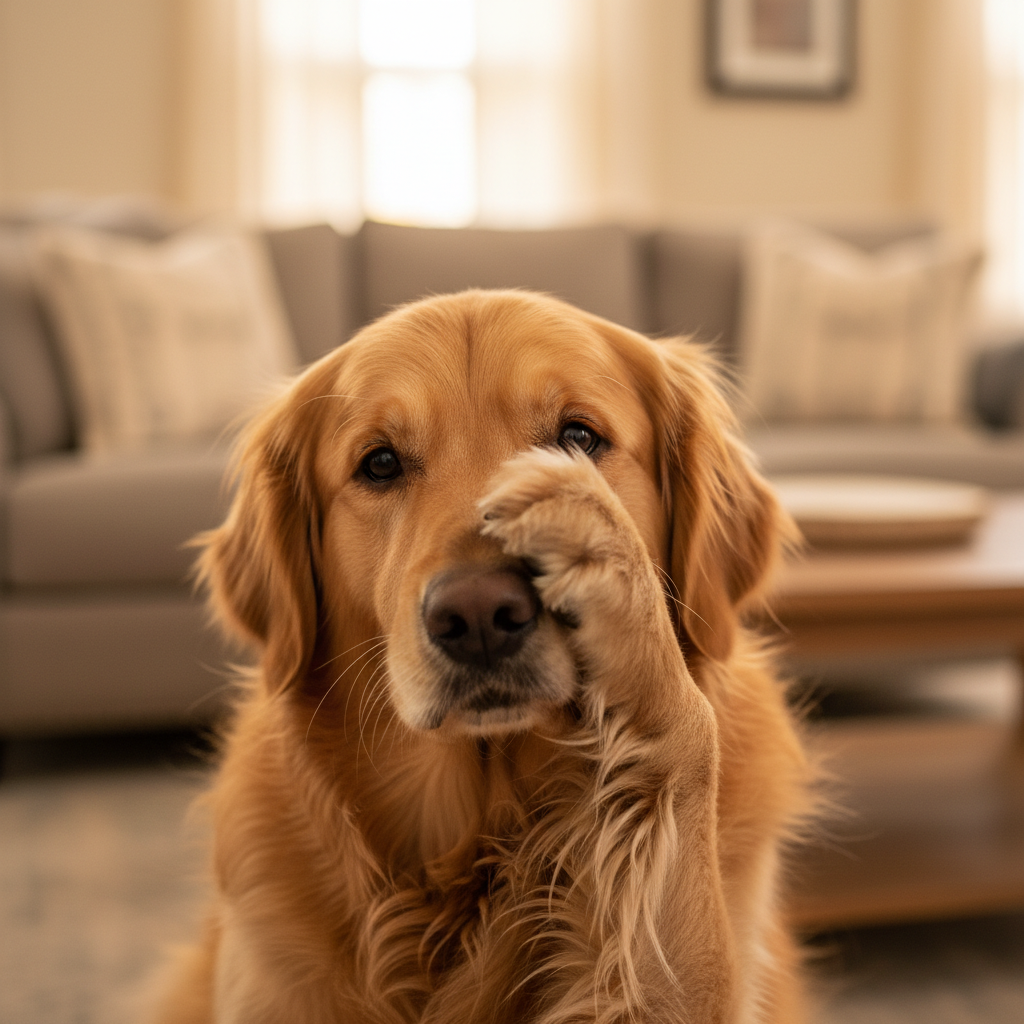 The Cutest Trick Ever: Teach Your Dog to Act Shy (Cover Eyes) Today