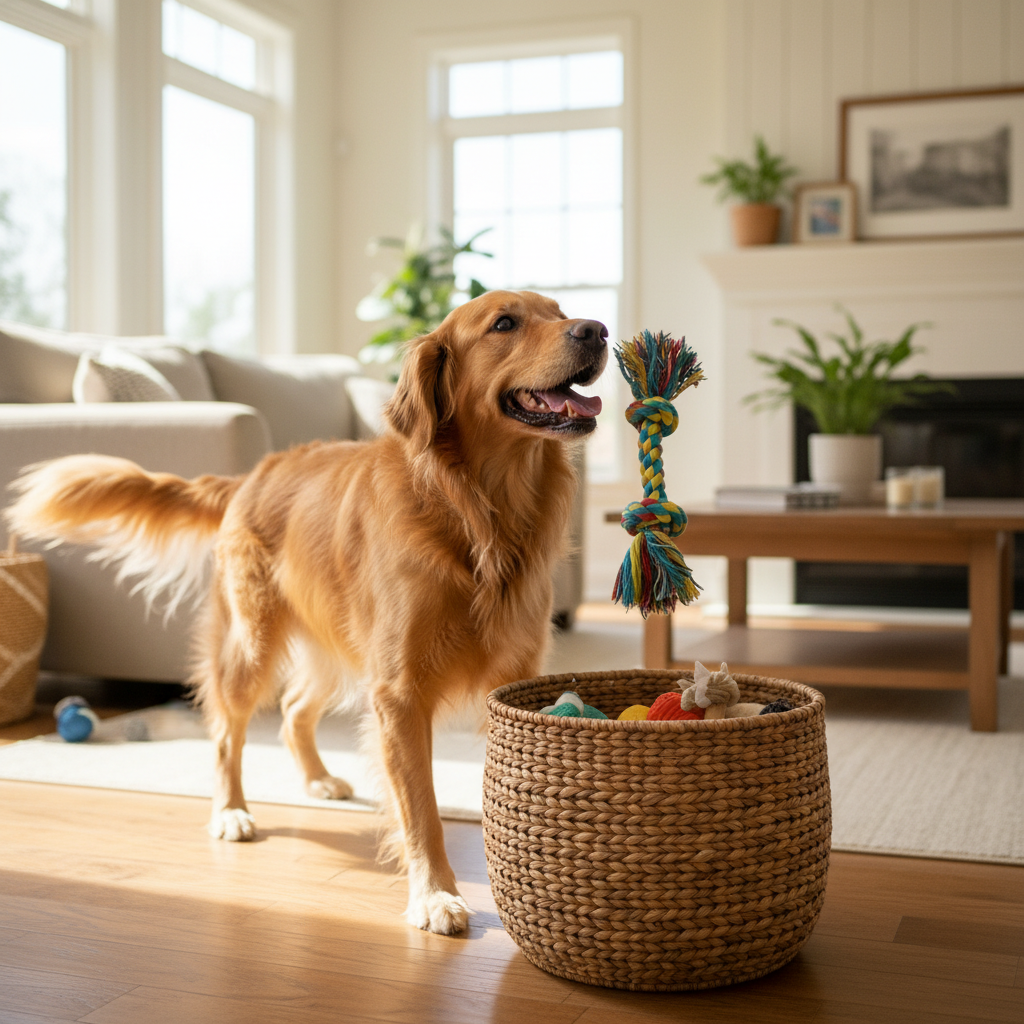 The Cutest Trick Ever: Teach Your Dog To Put Their Toys Away