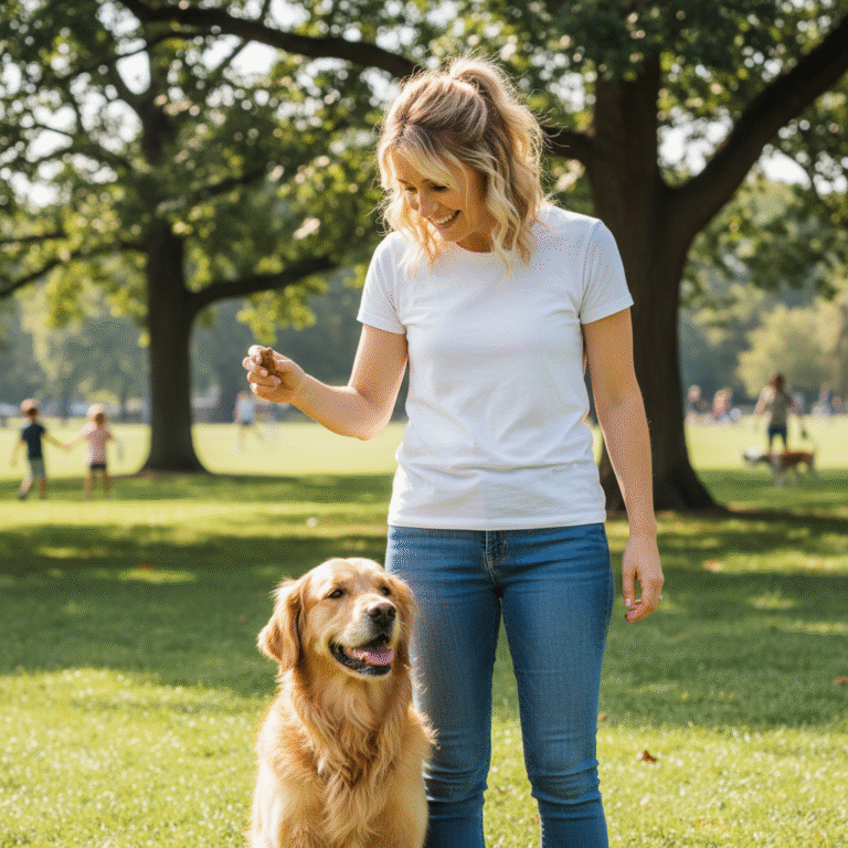 The 'Middle' Command: Teach Your Dog to Walk Between Your Legs (Peekaboo)