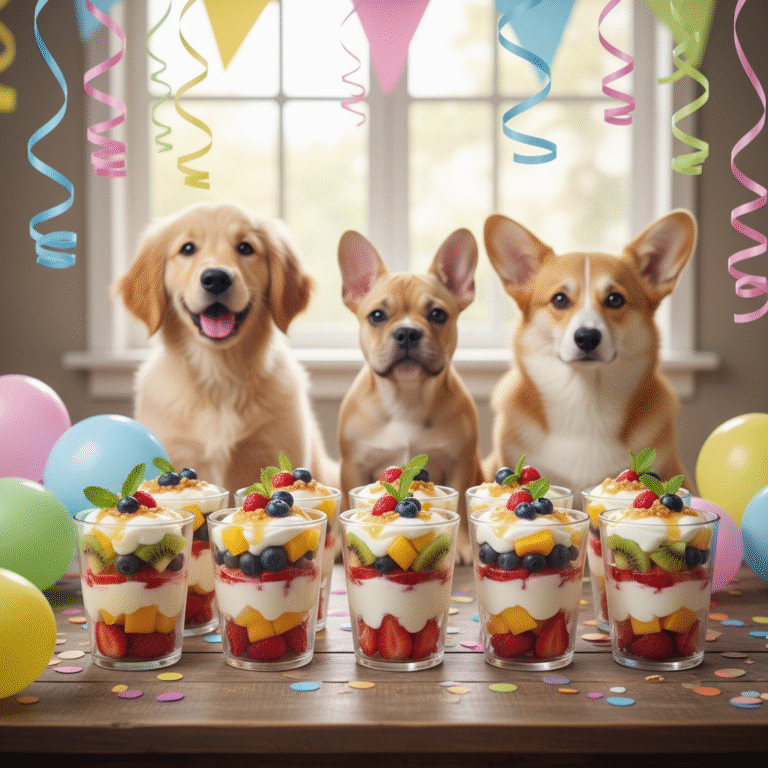Throwing a Puppy Party? You Need These Layered Fruit Parfaits