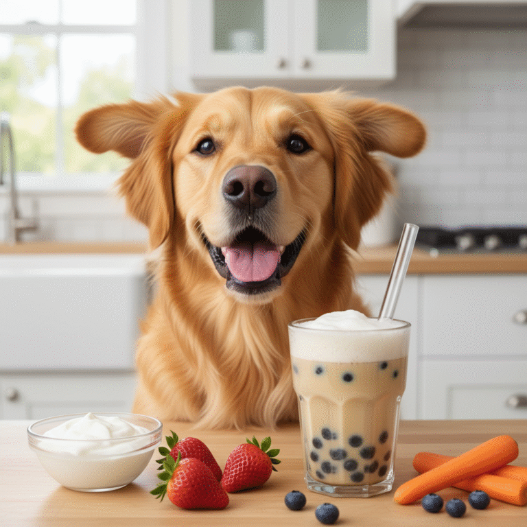 Viral Dog Trend: How to Make Dog-Safe Bubble Tea at Home