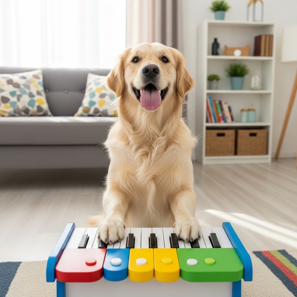 Viral Video Trick: How To Teach Your Dog To Play The Piano