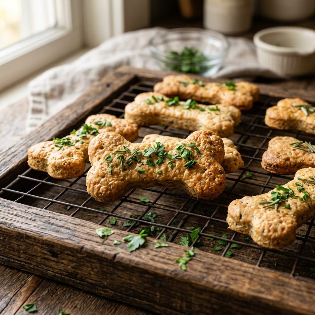 Don't Waste It! This Herbed Sourdough Discard Dog Treat Recipe Has Vets Obsessed