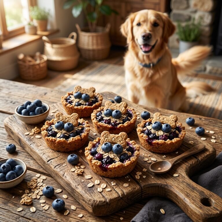 Insta-Worthy Barkery Style: How to Make Gourmet Blueberry Oat Dog Tarts at Home!