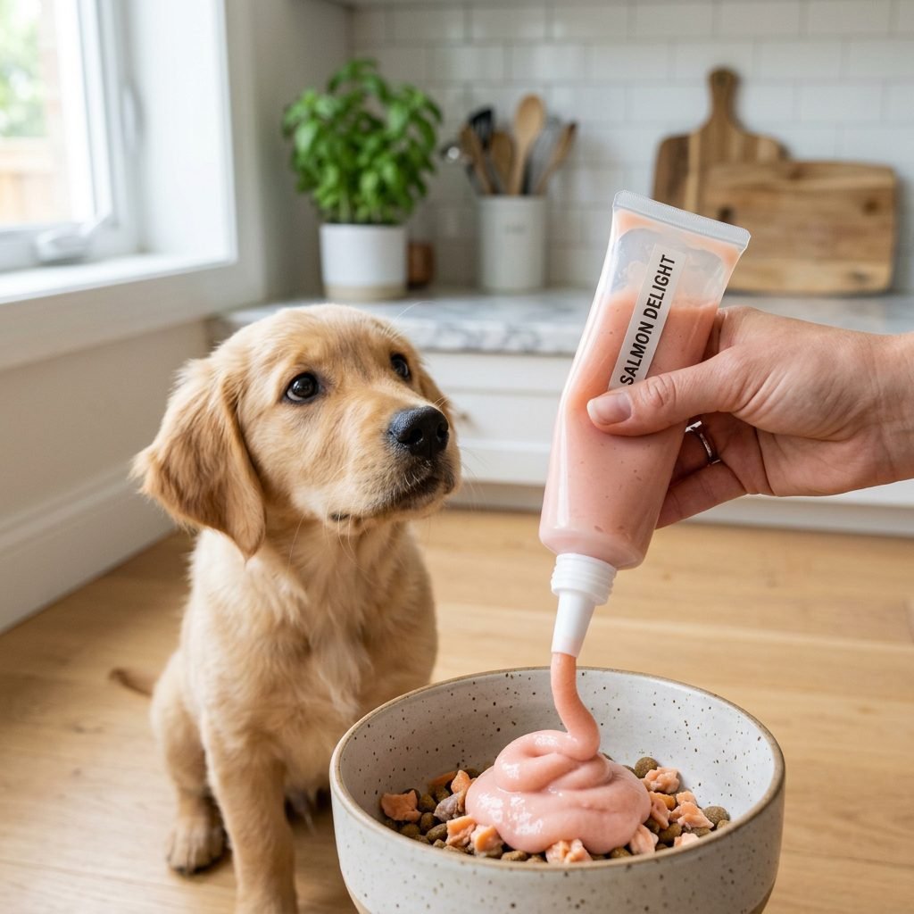 Stop Using Kibble! This DIY Salmon Squeeze Tube Hack Will Make Your Puppy Obey Instantly