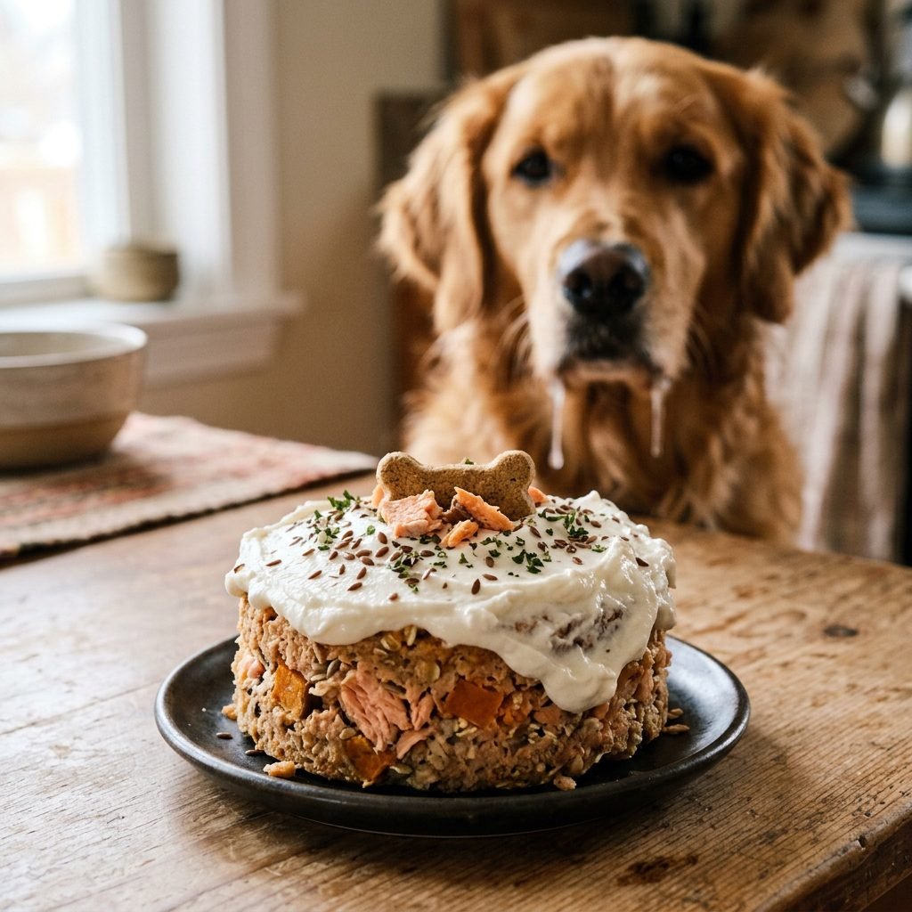 The Ultimate Savory Salmon Birthday Cake That Made My Dog Cry For More!