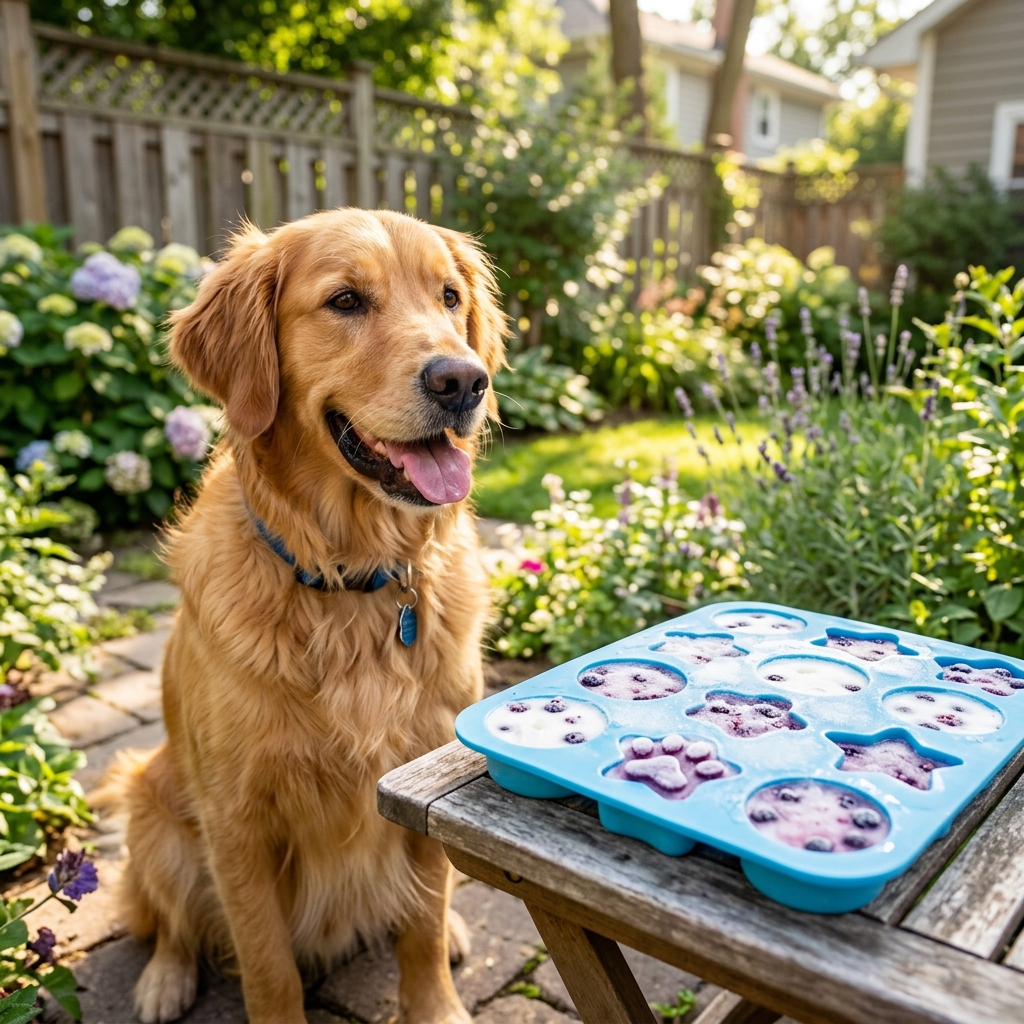 My Dog's Obsession: These 2-Ingredient Frozen Coconut Yogurt Blueberry Drops Are the Ultimate Hot Weather Treat!