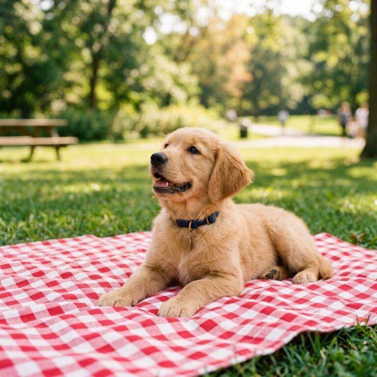 The Ultimate Secret to Train Your Puppy to Settle on a Picnic Blanket Every Single Time