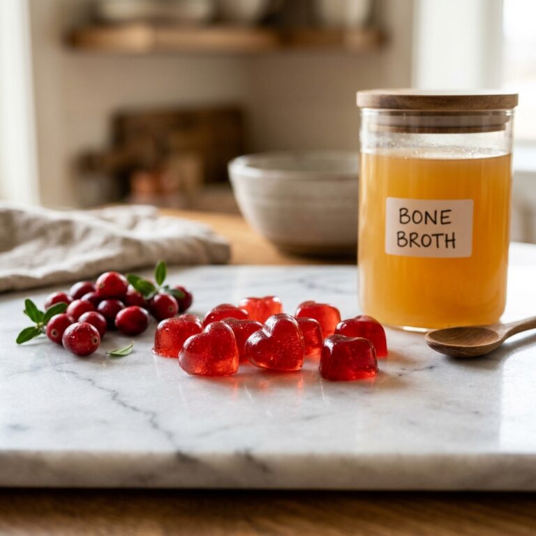 The Ultimate UT Support: Cranberry and Bone Broth Dog Gummies Your Pup Will Love
