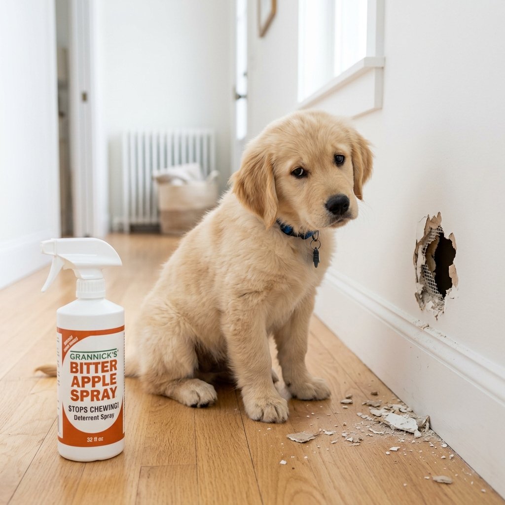 This 1 Simple Hack Stops Puppy Drywall Chewing Forever