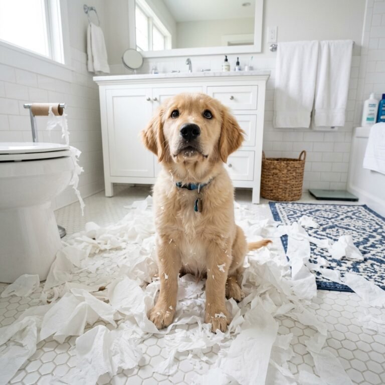 Tired of Toilet Paper Shredding? How to Stop Your Puppy's Favorite Messy Game